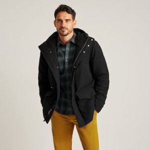 Bonobos Italian Wool Expedition Parka XL- Black